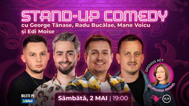 The Fool: Stand-up comedy cu George Tănase, Radu Bucălae, Mane Voicu și Edi Moise