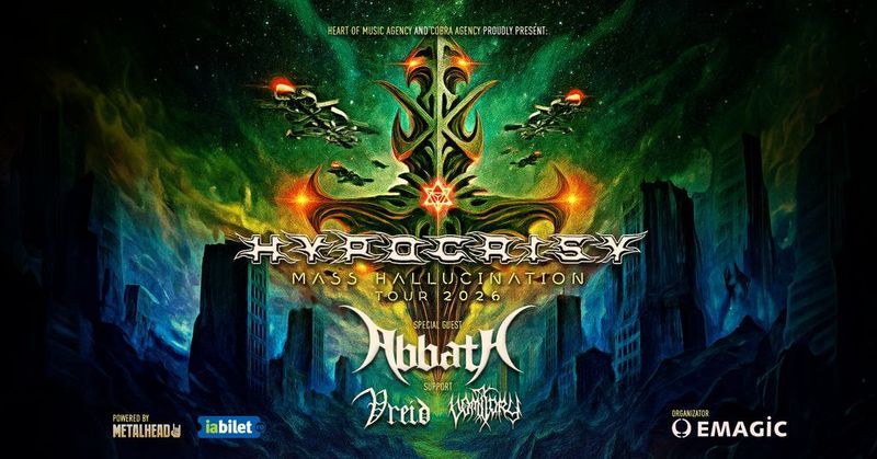 HYPOCRISY, ABBATH, VOMITORY si VREID la Arenele Romane