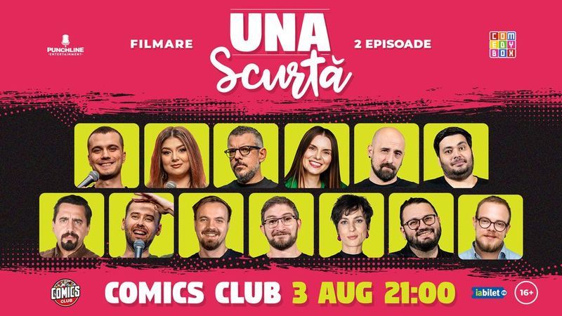 Filmare Una Scurtă - 2 episoade pe Terasa ComicsClub!