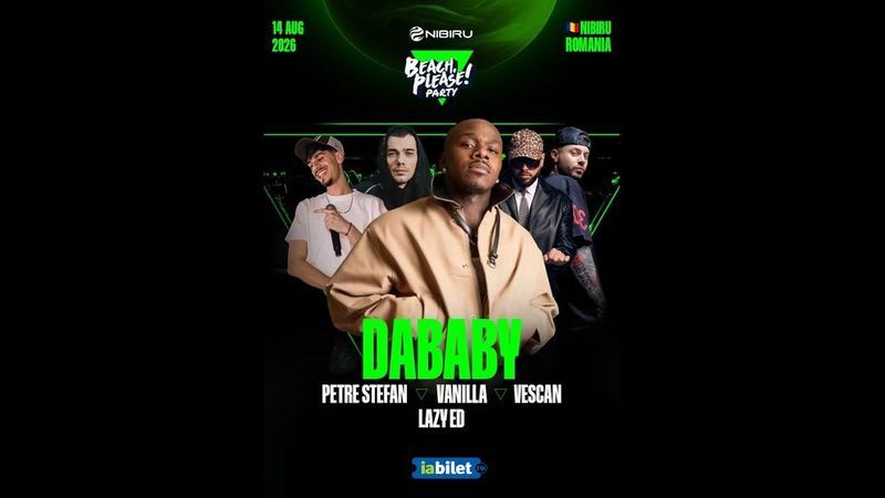 Nibiru: Beach, Please! Party (14 August) feat. DaBaby