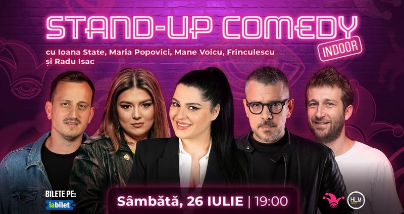 The Fool: Stand-up comedy cu Maria Popovici, Ioana State, Mane Voicu, Frînculescu și Radu Isac