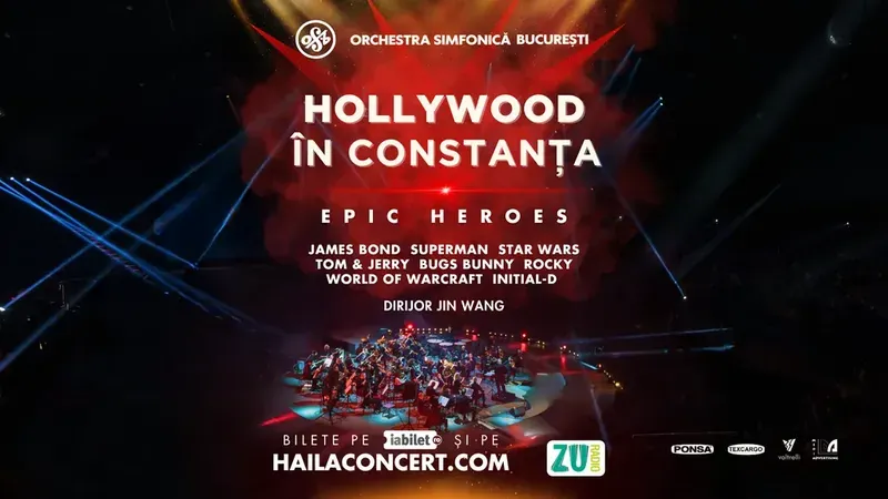 Hollywood în Constanța - Epic Heroes - Orchestra Simfonică București