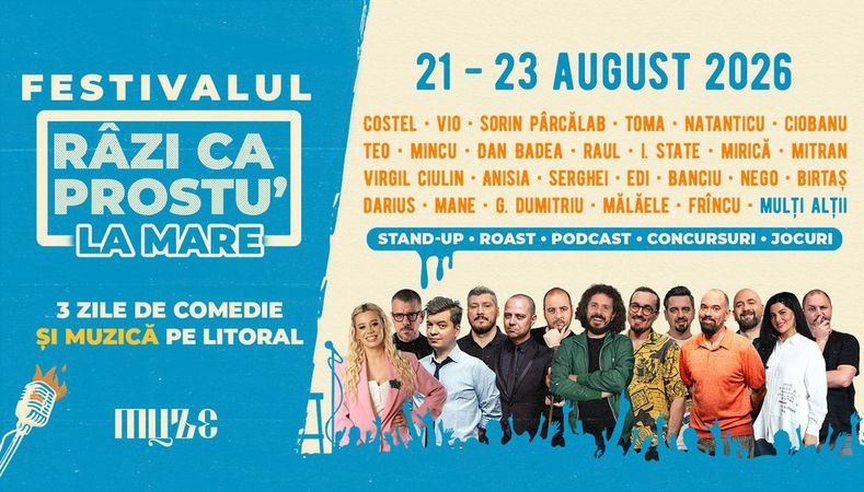 Festivalul de comedie - Razi ca prostu' la mare 2026
