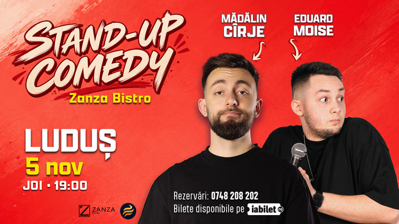 Ludus: Stand-up comedy cu Mădălin Cîrje și Edi Moise