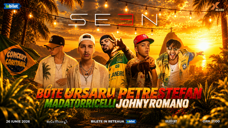 Concert Caritabil X Petre Ștefan, Ursaru, Johny Romano, Madatorricelli & Bote