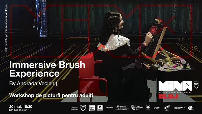 Immersive Brush Experience - Workshop de pictură pentru adulți cu Andrada Vecleniț