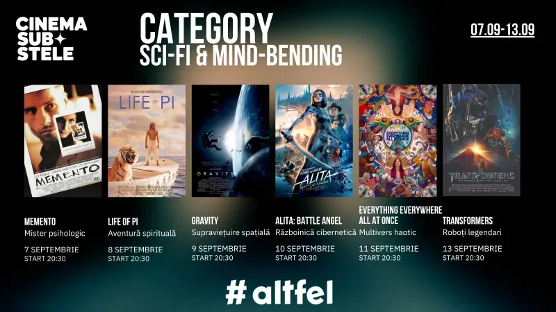 Cinema sub stele: Sci-Fi & Mind-Bending Week
