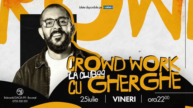 Crowd Work cu Gherghe la Club 99 | Comedy Show