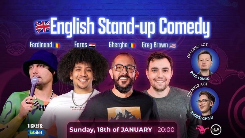 The Fool: English Show cu Gabriel Gherghe, Fares, Greg Brown și Ferdinand