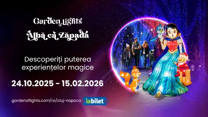 Cluj-Napoca: Garden of Lights - Albă ca zăpada