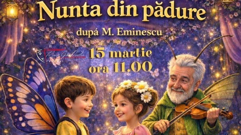 Focsani: Spectacol pentru copii - "Nunta din padure"