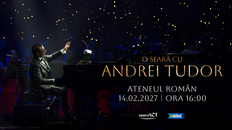 O seară cu Andrei Tudor – "De dragoste, pe românește” - ORA 16:00