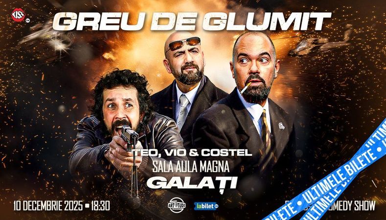 Galați: Greu de glumit cu Teo, Vio și Costel | Stand Up Comedy Show 1