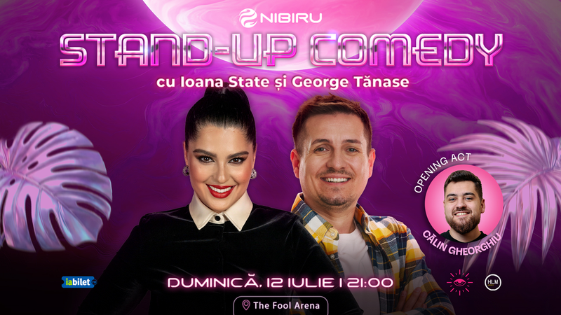 Costinești: The Fool Arena: Stand-up comedy cu Ioana State și George Tănase