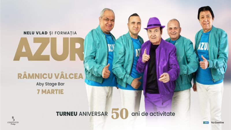 Ramnicu Valcea: Nelu Vlad si Formatia Azur - Turneu Aniversar “50”