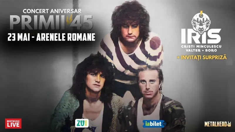 IRIS - Cristi Minculescu, Valter & Boro - Primii 45 - Concert Aniversar