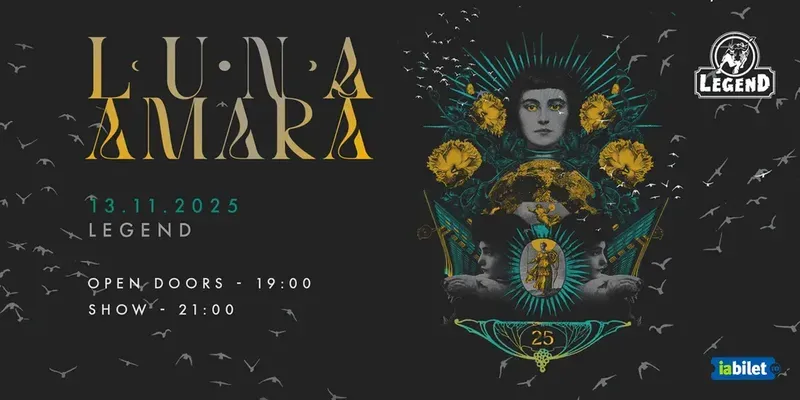 Iasi: Concert Luna Amara - 25 de ani - concert electric