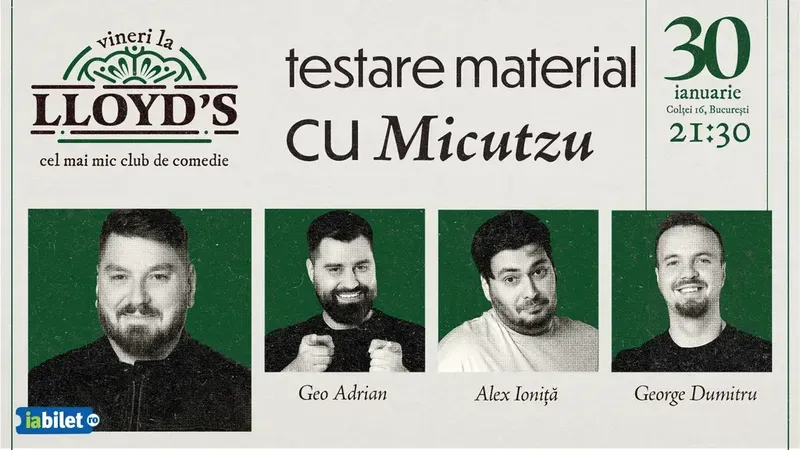 Testare material cu Micutzu #7 @ Lloyd's