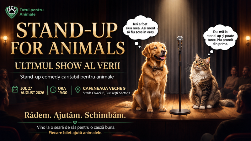 Stand-Up for Animals | Ultimul show al verii